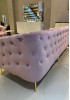 Simon Buttoned 3 Seater Sofa - Floor Model *DUSKY BLUE* 